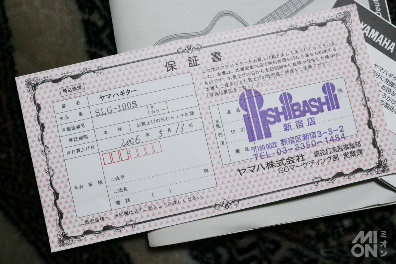 YAMAHA SLG100S (silent guitar)