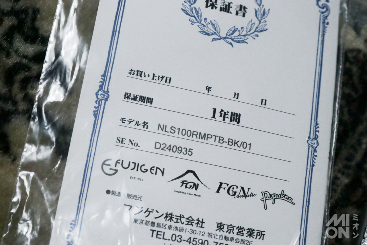 FUJIGEN(FGN) Neo Classic Series NLS100RMPTB-BK/01 2024