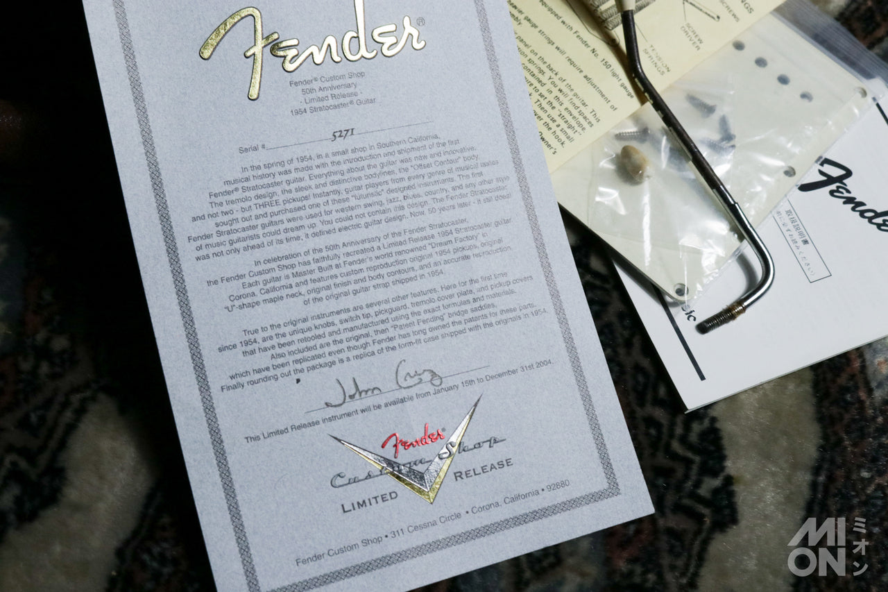 Fender Custom Shop 50th Anniversary 1954 Stratocaster Master Built by John Cruz