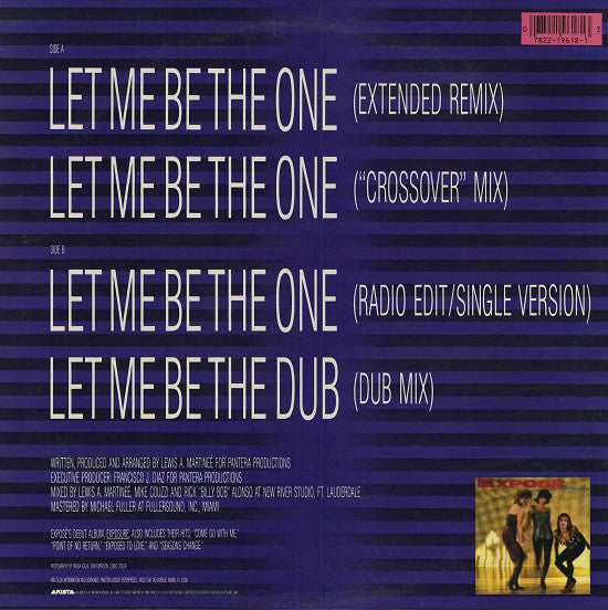 Master Release: Let Me Be The One by Exposé