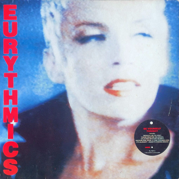 Release: Be Yourself Tonight-Vinyl-UK & Europe-1985-PL 70711, PL70711-7B, PL 70711-8-163168