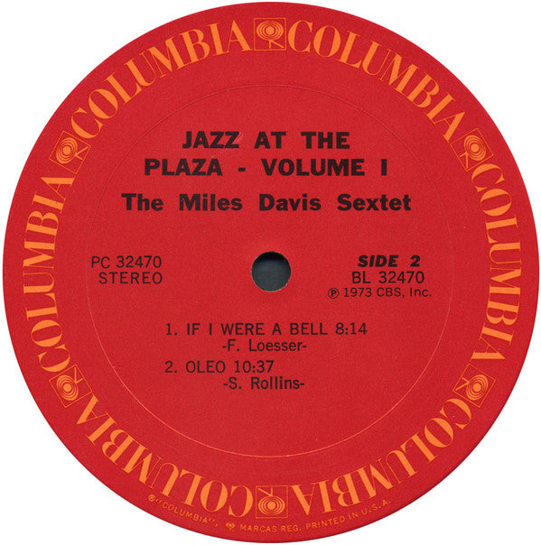 Jazz At The Plaza Volume 1