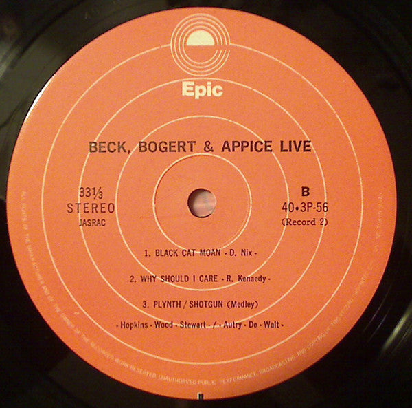 Beck, Bogert & Appice Live