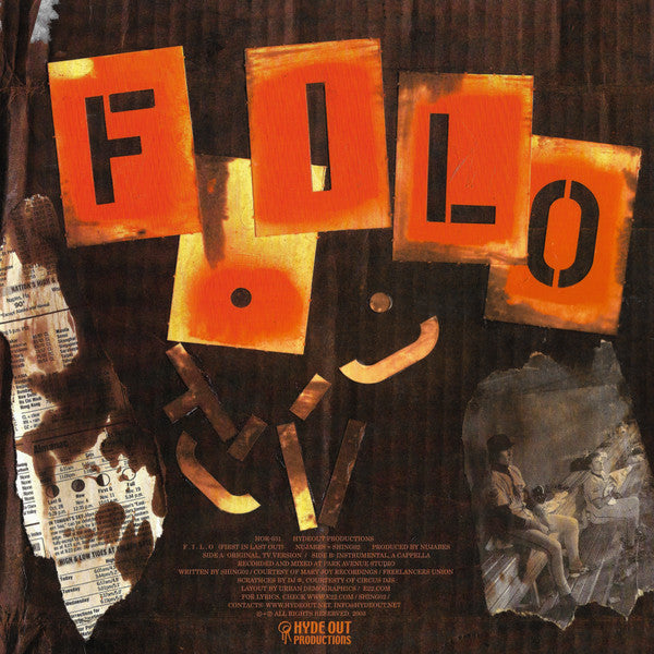 Release: F.I.L.O (First In Last Out)-Vinyl-Japan-2003-HOR-031, HOR-0031-496636