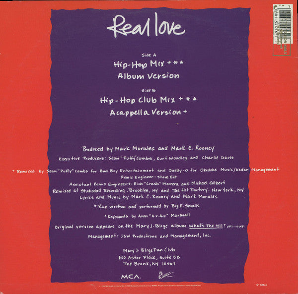 Master Release: Real Love by Mary J. Blige