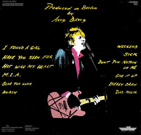 Release: No. 1-Vinyl-Germany-1981-KS 80015, KS 80 015-416958