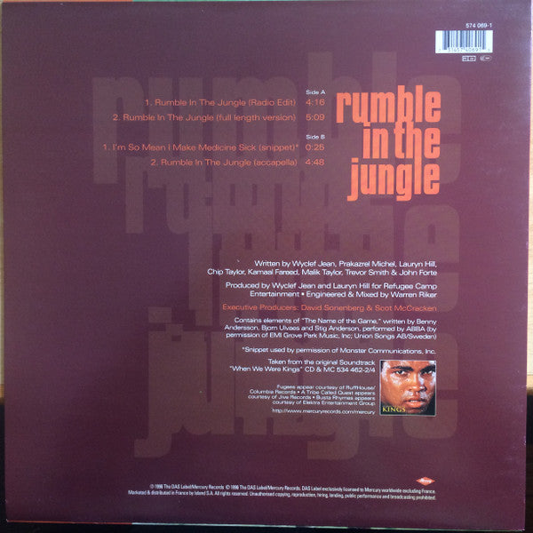 Master Release: Rumble In The Jungle by Fugees