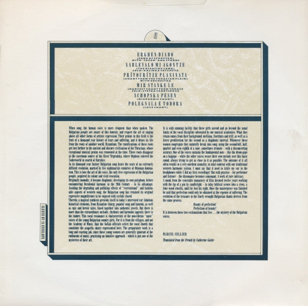 Le Mystère Des Voix Bulgares