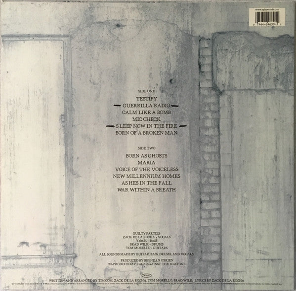 Master Release: The Battle Of Los Angeles by Rage Against The Machine
