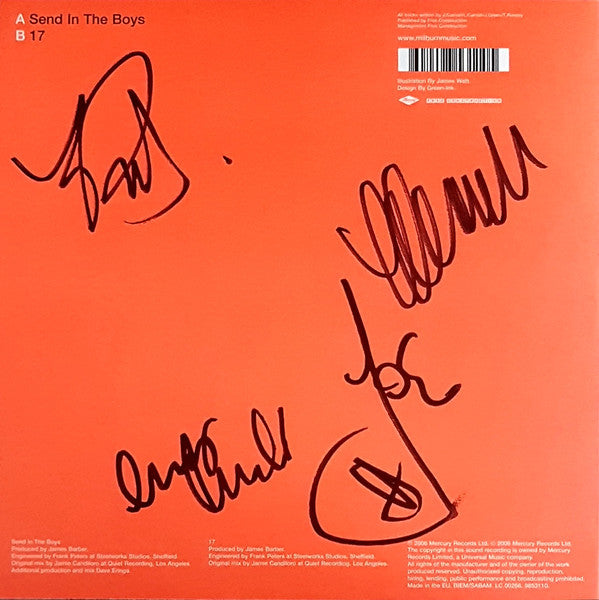 Release: Send In The Boys-Vinyl-UK-2006-985 311-0, 9853110-705644