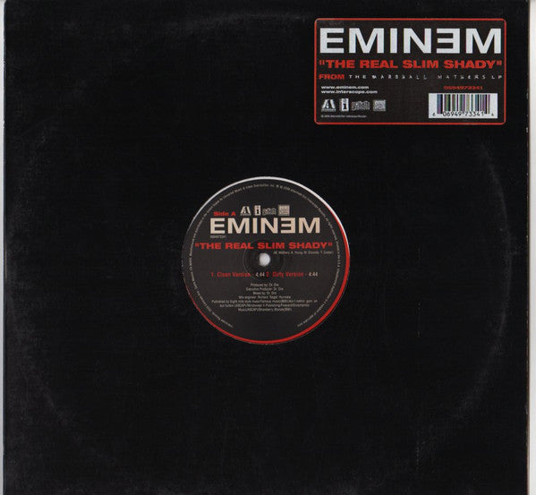Release: The Real Slim Shady-Vinyl-US-2000-0694973341, 0694973341, 0694973341-318877