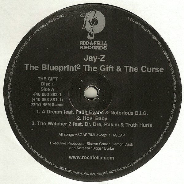 Master Release: The Blueprint² The Gift & The Curse by Jay-Z
