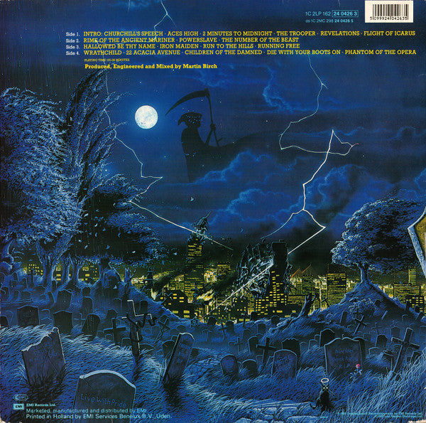 Release: Live After Death-Vinyl-Europe-1985-1C 2LP 162 24 0426 3, 162 24 0426 3, 24 0426 1, 24 0427 1-609397