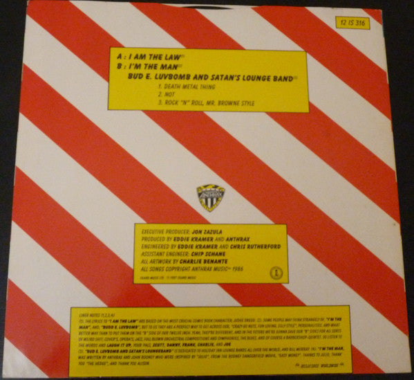 Release: I Am The Law-Vinyl-UK-1987-12 IS 316-519950