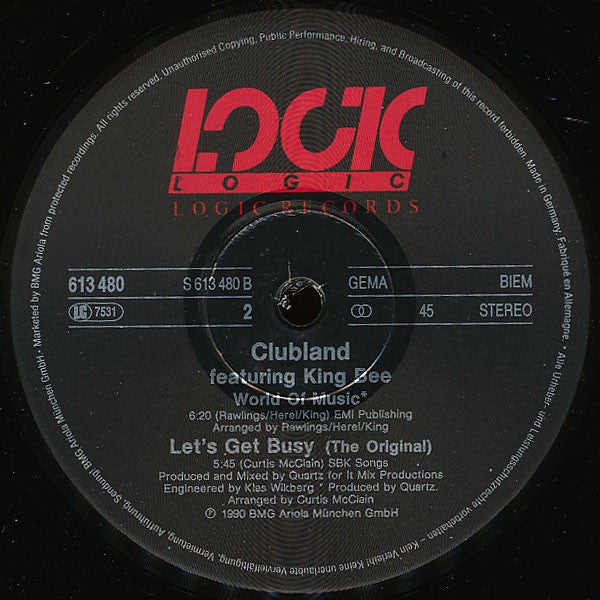 Let's Get Busy (The Snap! Remix)