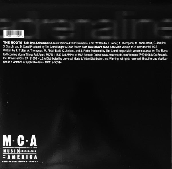 Master Release: Adrenaline by The Roots