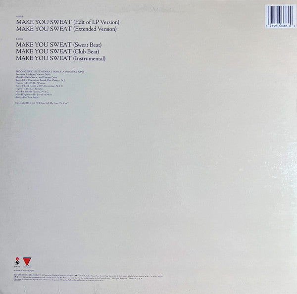 Release: Make You Sweat-Vinyl-US-1990-0-66683, 0-66683-397529