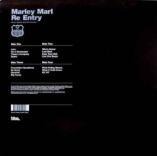 Release: Re-Entry-Vinyl-UK & US-2001-BBEBGLP004-534173