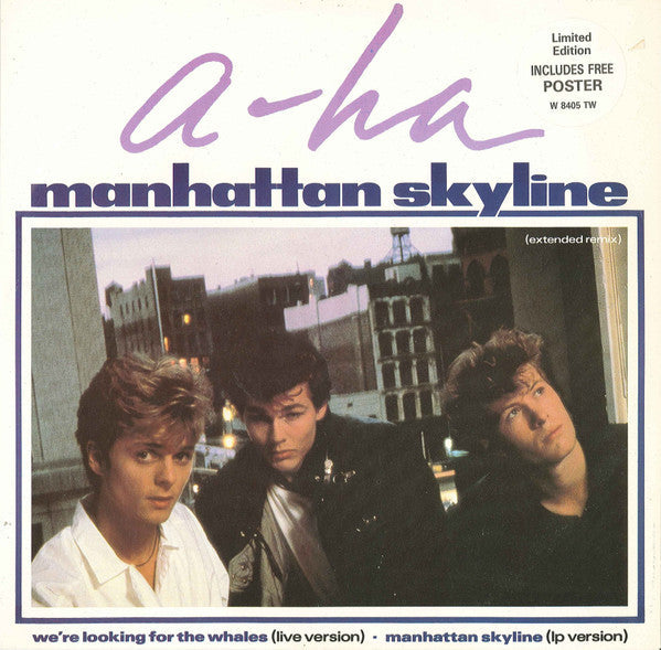 Release: Manhattan Skyline-Vinyl-UK-1987-W 8405 TW, 920642-0-921753