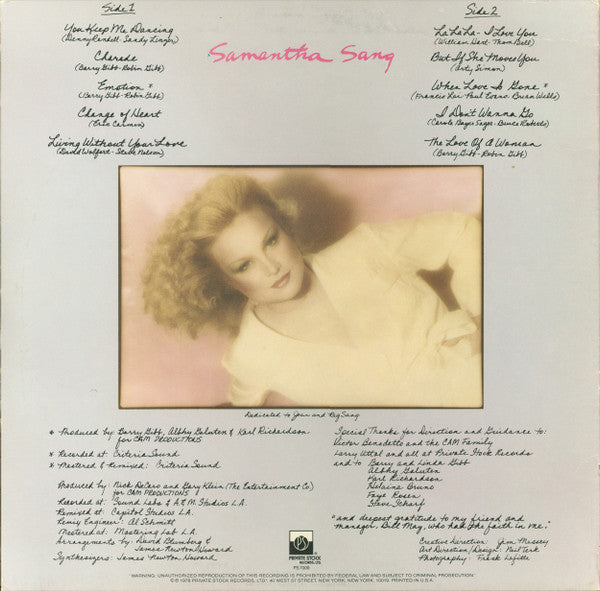 Release: Emotion-Vinyl-US-1978-PS 7009-452722