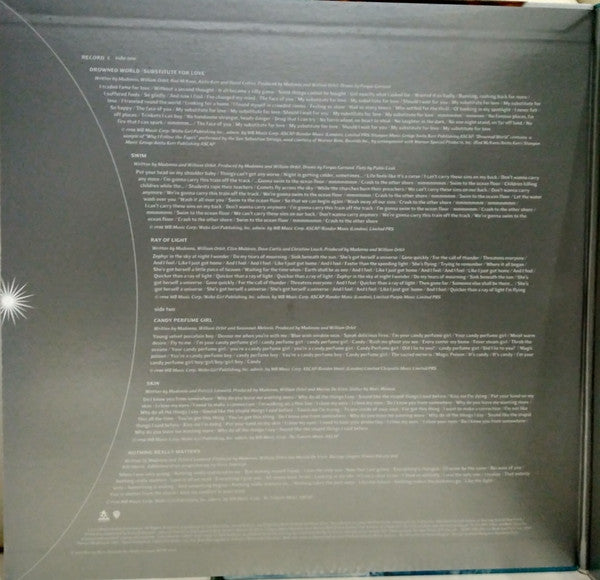 Release: Ray Of Light-Vinyl-Japan-1998-WPJR-2003/2004, WPJR-2003/4-173868