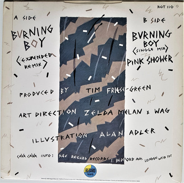 Release: Burning Boy-Vinyl-UK-1983-RGT 110-917418