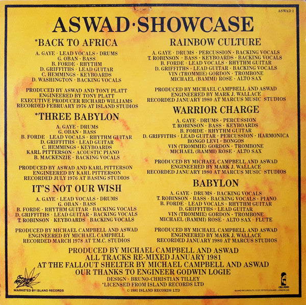 Master Release: Showcase by Aswad