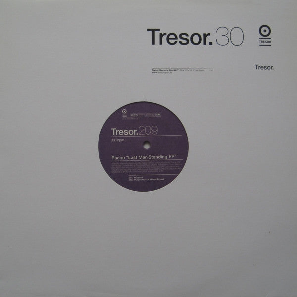 Release: Last Man Standing EP-Vinyl-Germany-2004-Tresor 209-225614