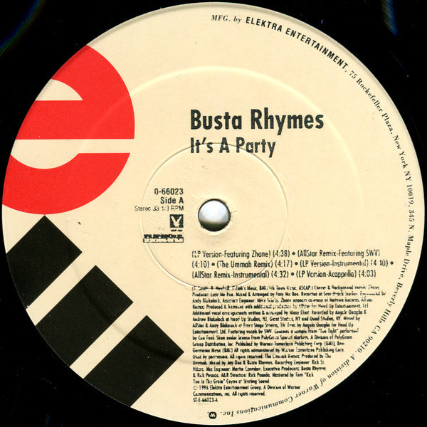Master Release: It's A Party by Busta Rhymes
