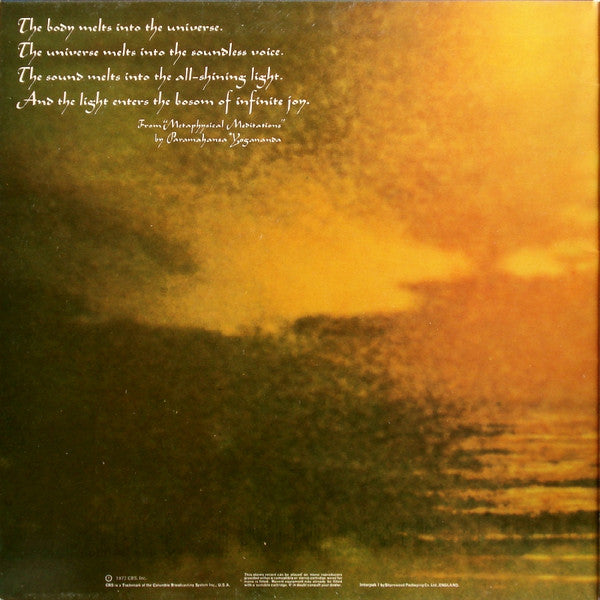 Release: Caravanserai-Vinyl-UK-1972-S 65299, 65299, KC 31610-618486