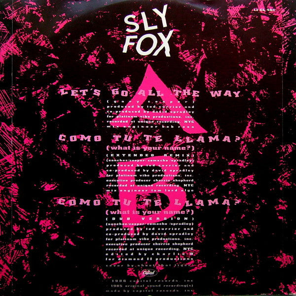 Master Release: Let's Go All The Way by Sly Fox