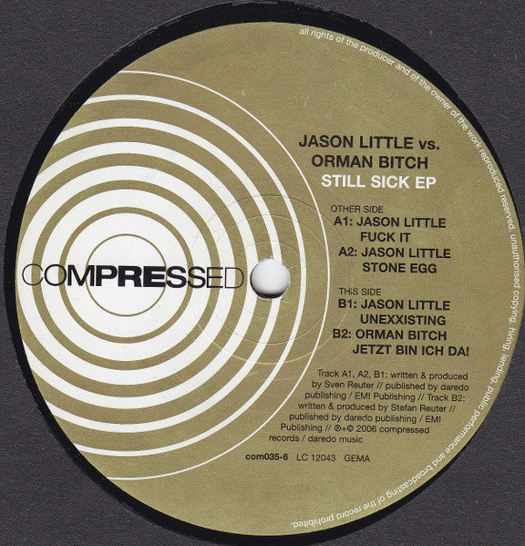 Release: Still Sick EP-Vinyl-Germany-2006-com035-6-621562