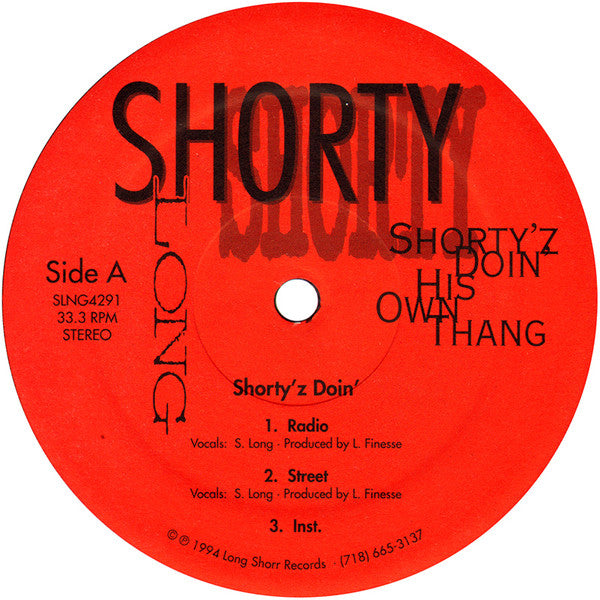 Release: Shorty'z Doin' His Own Thang-Vinyl-US-1994-SLNG4291-416779
