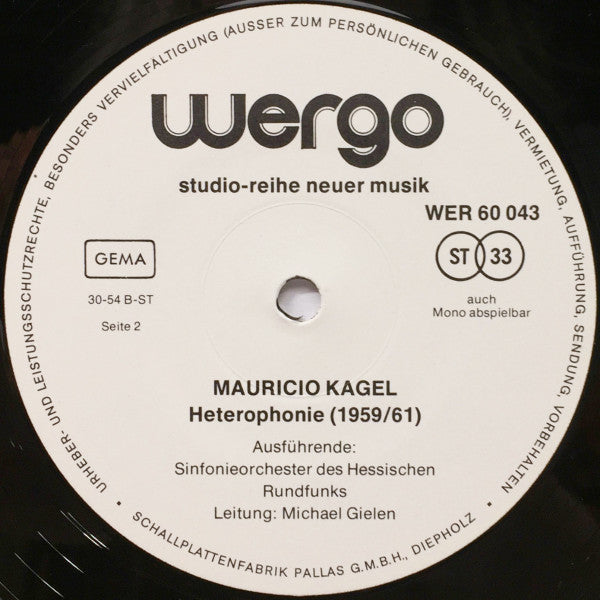 Heterophonie (1959/1961)