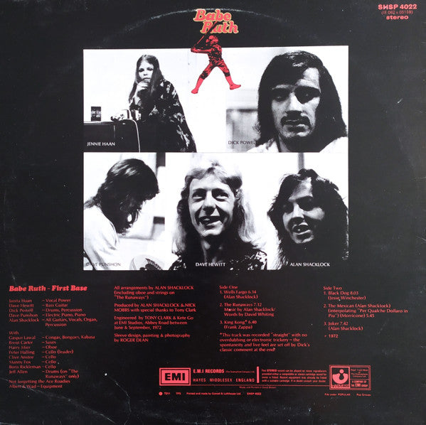 Release: First Base-Vinyl-UK-1972-SHSP 4022, 1E 062 o 05159-635470