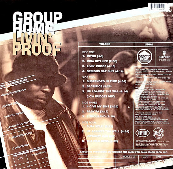 Release: Livin' Proof-Vinyl-US-1995-697-124-079-1, 697-124-079-1-243577
