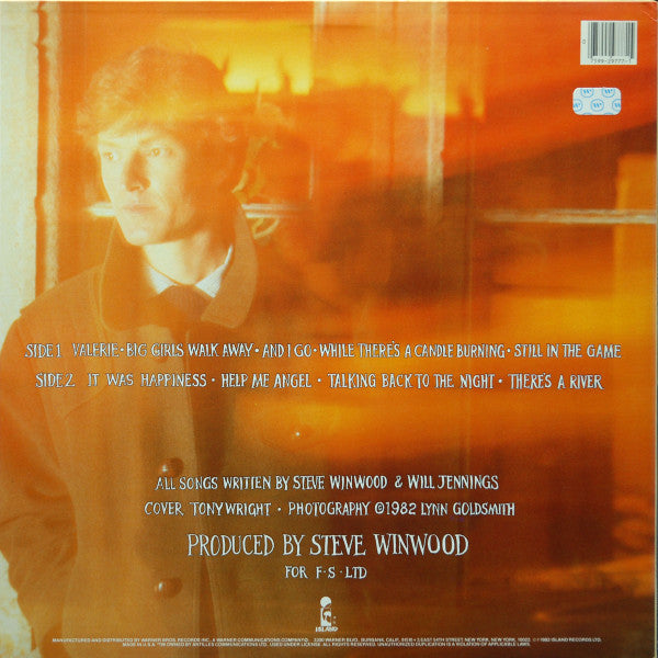 Release: Talking Back To The Night-Vinyl-US-1982-ILPS 9777-410669