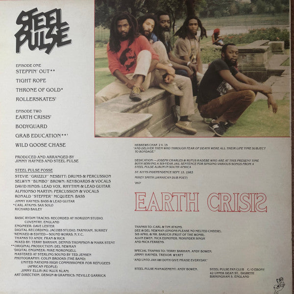 Release: Earth Crisis-Vinyl-UK-1984-WMDLP 002-607935