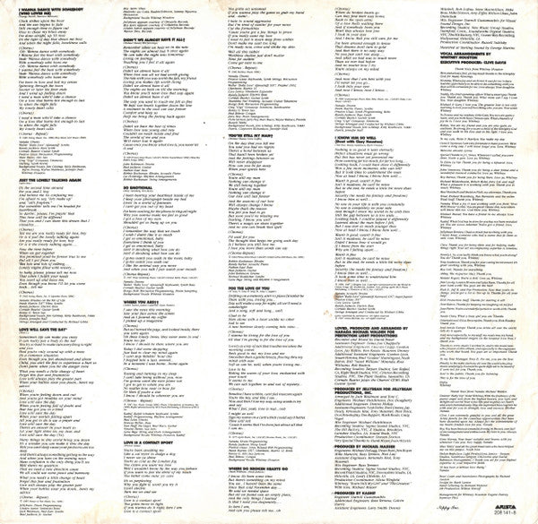 Release: Whitney-Vinyl-Europe-1987-208 141, 208 141-8-427699