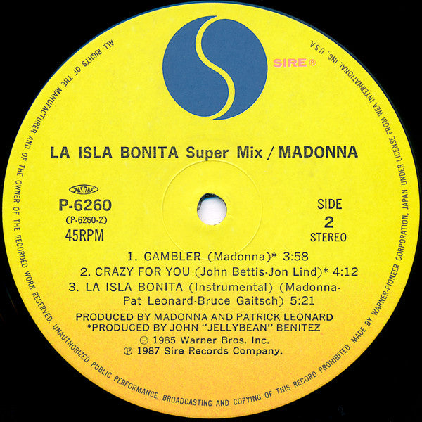 La Isla Bonita - Super Mix