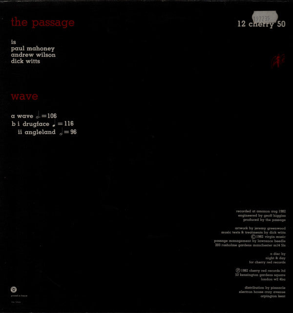 Release: Wave-Vinyl-UK-1982-12 Cherry 50-123942