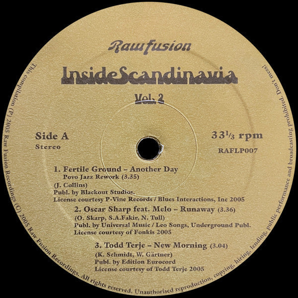 Master Release: Raw Fusion Recordings Presents Inside Scandinavia Vol. 2 by Various