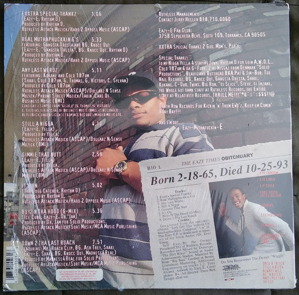 Master Release: It's On (Dr. Dre) 187um Killa by Eazy-E