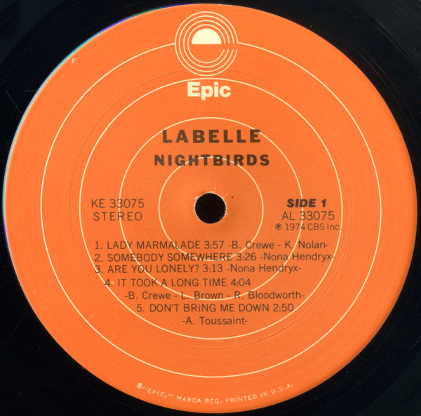 Release: Nightbirds-Vinyl-US-1974-KE 33075-219974