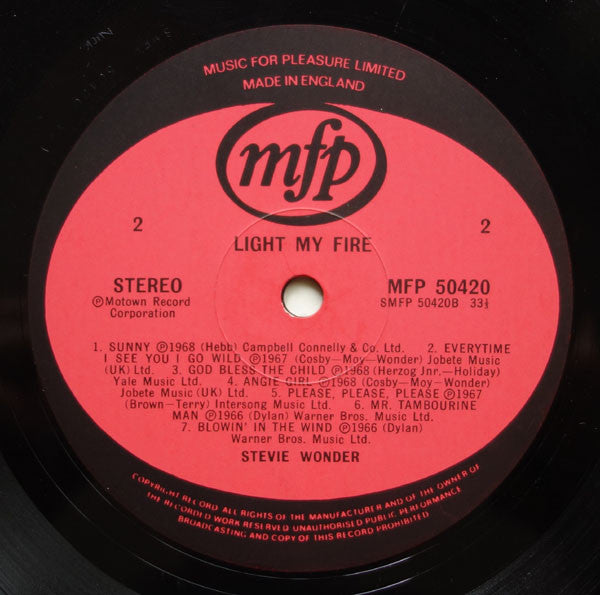 Master Release: Light My Fire by Stevie Wonder
