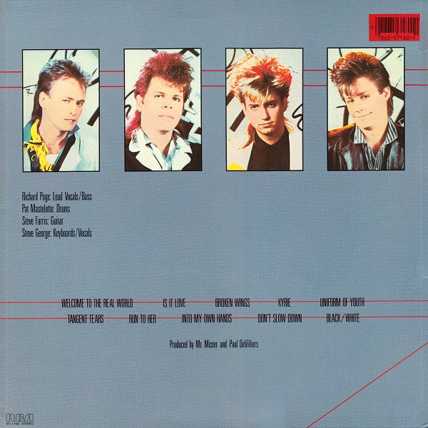 Release: Welcome To The Real World-Vinyl-US-1985-AFL1-7180, AFL1-7180-594332