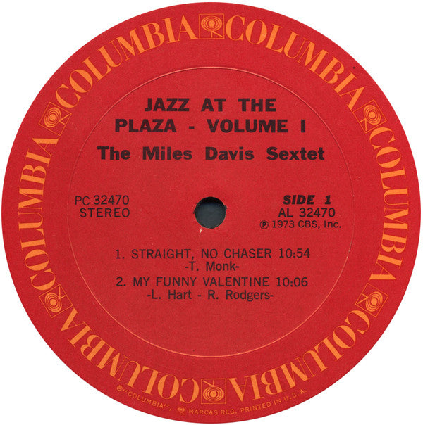 Jazz At The Plaza Volume 1