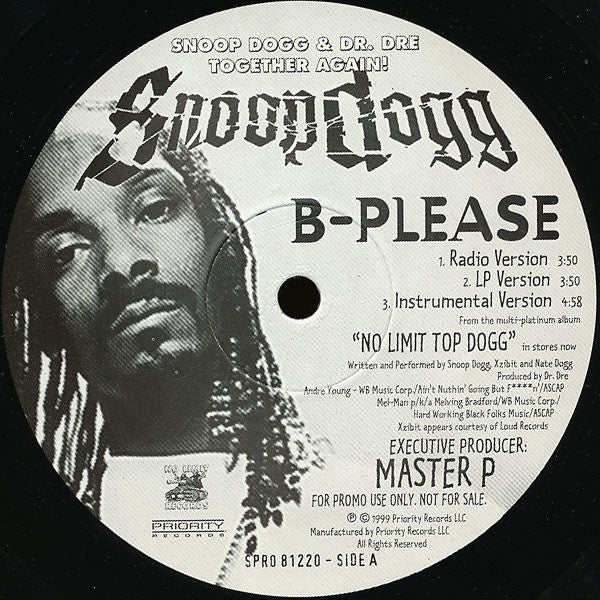 Master Release: B-Please by Snoop Dogg