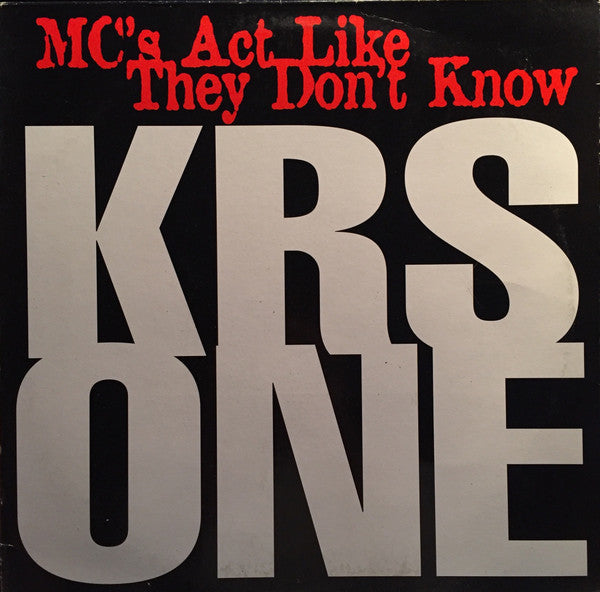 Release: MC's Act Like They Don't Know-Vinyl-UK-1995-JIVE T 384-240862