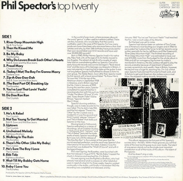 Master Release: Echoes Of The 60's by Phil Spector